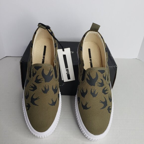New MCQ by Alexander McQueen Women's Swallow Slip-On Sneaker - Size 40 (10 US) - Picture 1 of 7